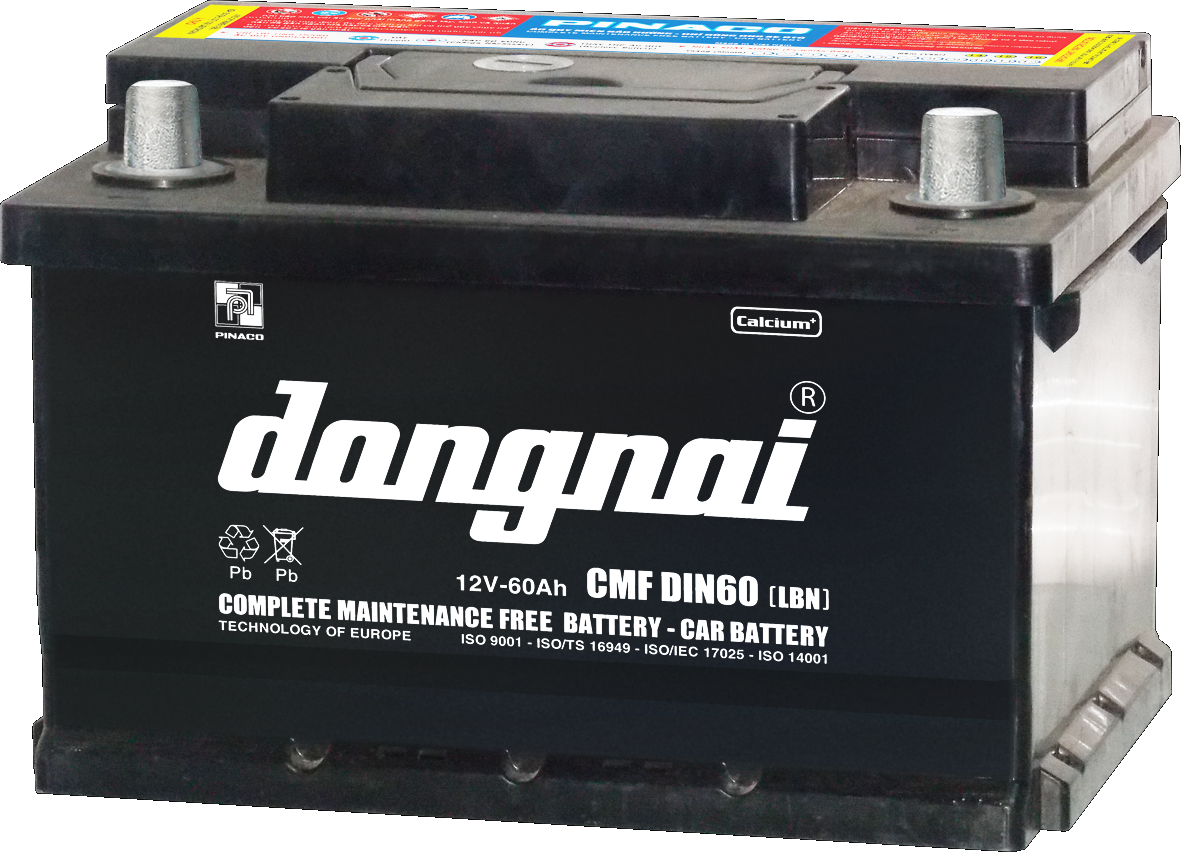 Ắc quy ô tô Đồng Nai CMF 55D23 R/L (12V-60Ah)
