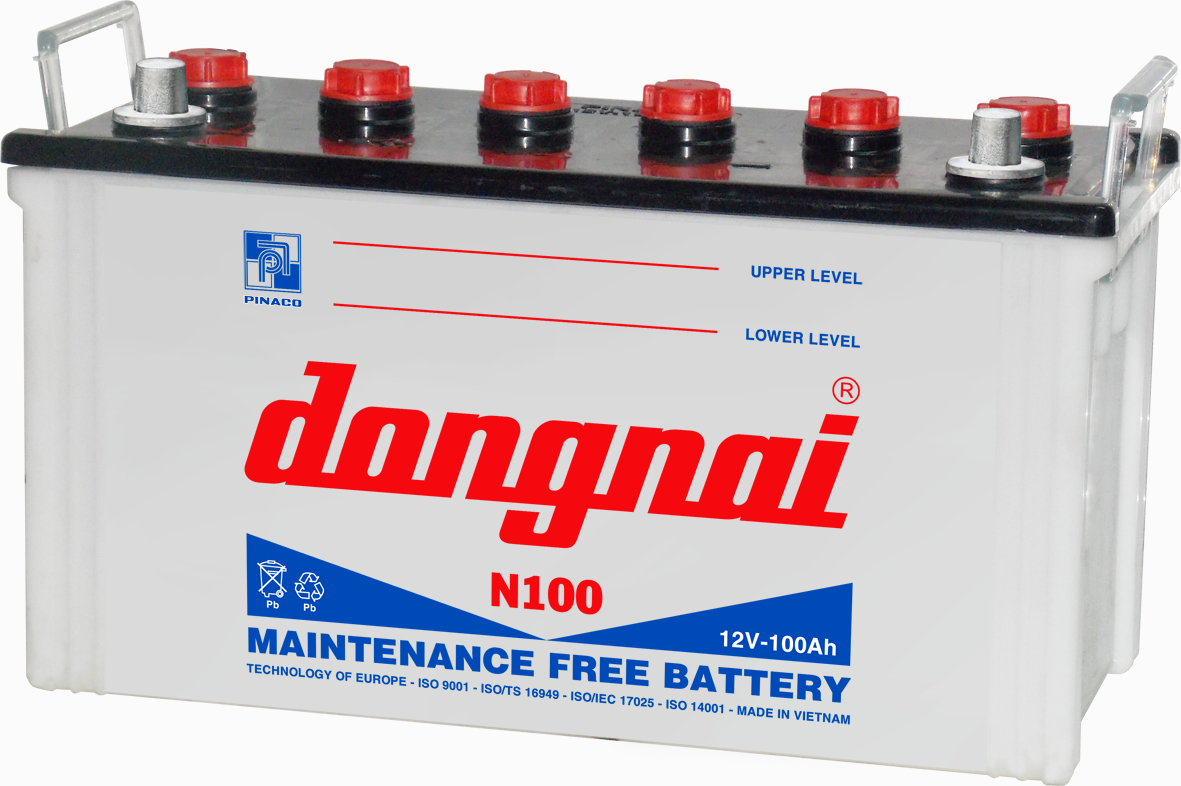 Ắc quy ô tô Đồng Nai N100 (12V-100Ah)