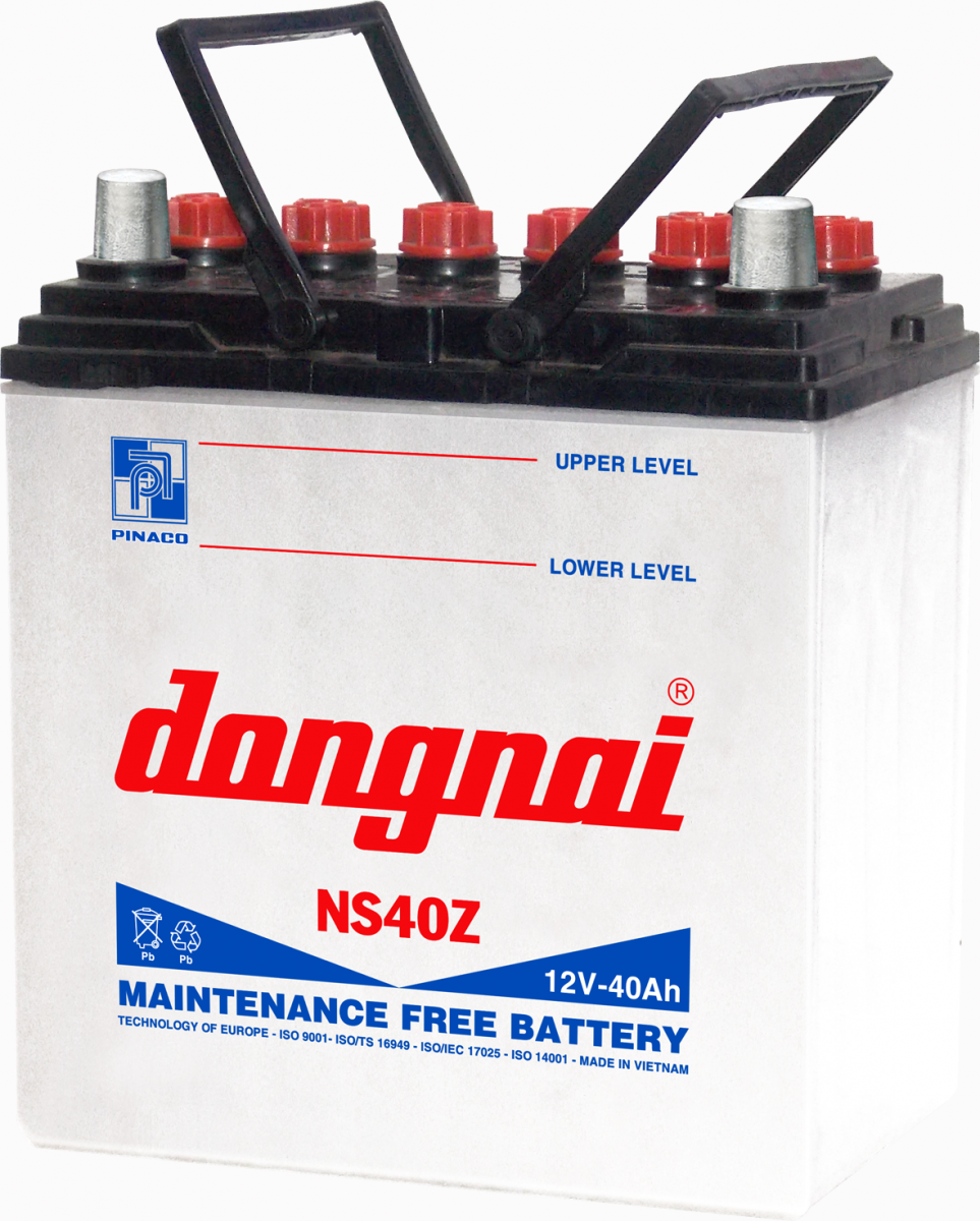 Ắc quy ô tô Đồng Nai NS40Z (R/L) (12V – 40Ah)
